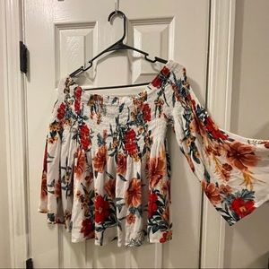 Off the shoulder shirt
